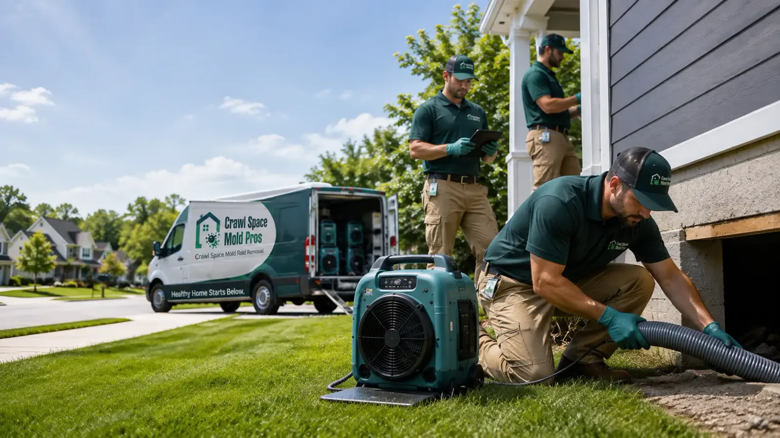 Crawl Space Mold Removal in Madison, IL